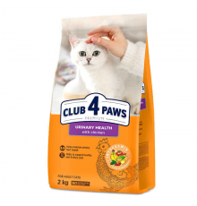 Сухой корм для котов Adult Cats Urinary Health профилактики мочекаменной системы 2 кг Клуб 4 лапы