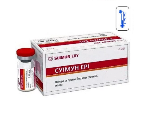 Вакцина Суимун Эри против рожи свиней 1 флакон 20 доз BioTestLab