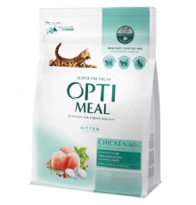 Сухий корм для кошенят Kitten Chicken курка 4 кг Optimeal