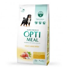 OPTIMEAL сухий корм для собак великих  порід  курка 1,5 кг