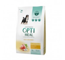 Корм для собак OPTIMEAL сухой больших пород курица 4 кг