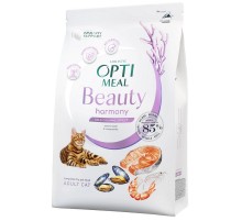 Сухой корм для котов Beauty Harmony Mild Calming Effect с успокаивающим эффектом с морепродуктами 1,5 кг Optimeal