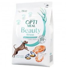Сухой корм для собак Beauty Fitness Healthy Weight and Joints для оптимальной массы тела и суставов с морепродуками 1,5 кг Optimeal