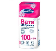 Вата нестерильная зигзаг 100 г Белоснежка