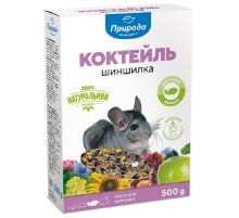 Корм для шиншилл и декоративных грызунов Коктейль Шиншилка 500 г Природа