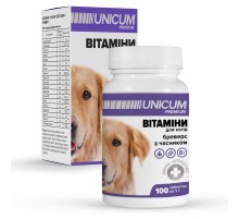 Таблетки Unicum premium Бреверс для собак с чесноком 100 таблеток Unicum