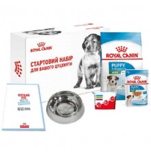Корм для щенков мелких пород Mini Puppy с птицей  Стартовый набор Royal Canin