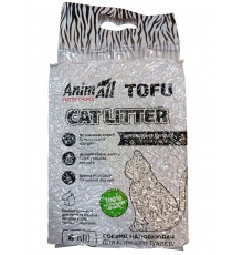 Наполнитель для кошачьих туалетов соевый Tofu Cat Litter с активированным углем 2,6 кг AnimAll