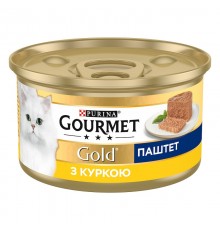 Корм для котов Gourmet Gold паштет с курицей 85 г Purina