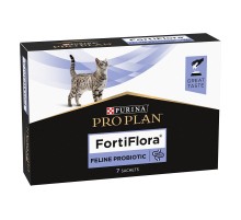 Порошок для котов и котят Пробиотик Proplan Fortiflora Cat для поддержания микрофлоры ЖКТ 1 г №7 Purina Pro Plan