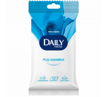 Салфетки влажные Aquamarine универсальные 15 шт Daily Fresh