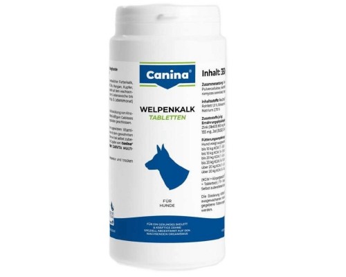 Канина вітаміни для цуценят Вельпенкальк Canina 350 таблеток