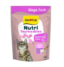 Таблетки GimCat NUTRI Taurine Bites Quark  для кішок із сиром та таурином 354 таблеток GimpCat