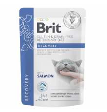 Влажный корм для кошек GF VD Рекавери пауч лосось 85 г Brit Premium