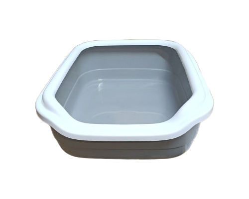 Туалет для котів і кішок Comfort L 49*39*15 см пудровий Природа