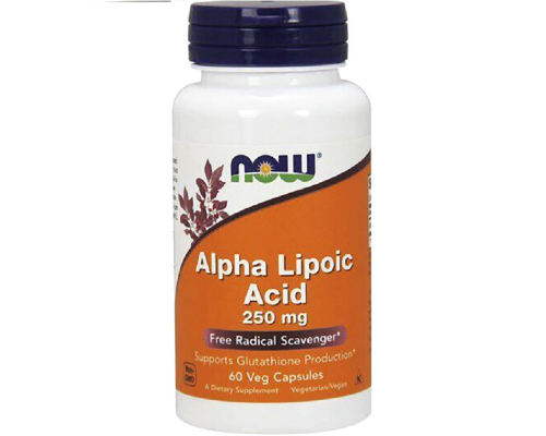 Таблетки Alpha Lipoic Acid 250 мг диетическая добавка антиоксидант №60 Now Foods
