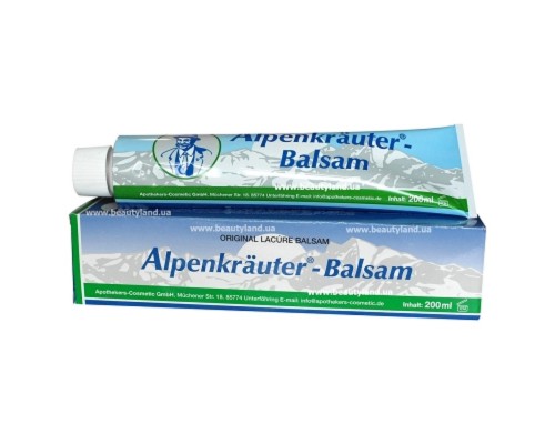 Бальзам знеболюючий 200 мл Alpenkrauter Balsam Original Lacure