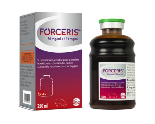 Форцерис Forceris суспензия для инъекций поросятам 250 мл CEVA