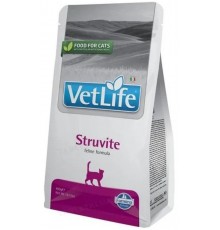 Сухой корм для кошек Vet Life Struvite для растворения струвитных уролитов 400 г Farmina