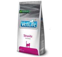 Сухой корм для кошек Vet Life Struvite для растворения струвитных уролитов 2 кг Farmina