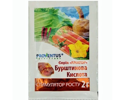 Мінеральне добриво Бурштинова кислота 2 г Провентус