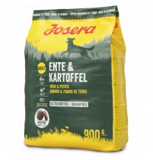 Сухой корм для собак Ente and Kartoffel беззерновой с уткой и картофелем 900 г Josera