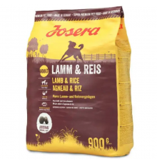 Сухой корм для собак с проблемами пищеварения Lamb and Rice с ягненком и рисом 900 г Josera