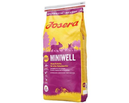 Сухой корм для собак мелких пород Miniwell с домашней птицей 900 г Josera