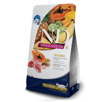 Сухий корм  для стерилізованих котів Фарміна Farmina N&D Tropical Selection Neutered з ягням та тропічними фруктами 1,5 кг
