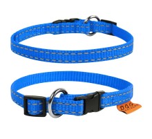 Ошейник для собак Dog extreme нейлоновый регулируемый Ш 14 мм Д 23-35 см голубой Collar