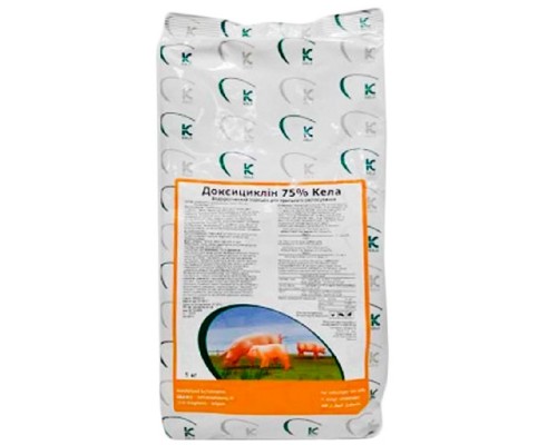Доксициклін 75% 1кг Kela
