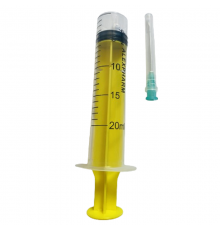 Шприц одноразовый 20 мл 3-х компонентный  21G игла 0,8 * 40 мм Alexpharm