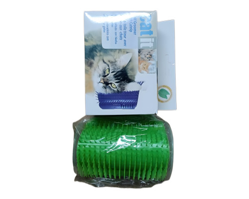Масажная щетка чесалка угловая для кошек CATIT 13*8.5*5 см арт.756760/HCT-3341-S