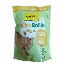 Таблетки Kase-Rollis GimCat для кошек с сыром и витаминами A, E, D 850 таблеток GimCat