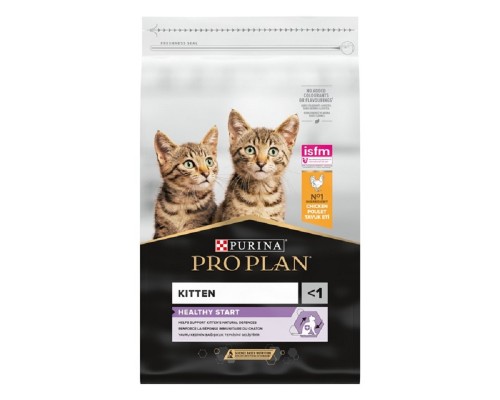 Сухой корм для котят Kitten Healthy Start с курицей 400 г Purina