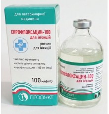 Енрофлоксацин-100 для ін'єкцій 100 мл Продукт