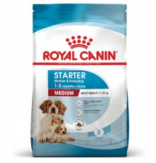Сухой корм для беременных собак и щенков средних пород Medium Starter Mother and Babydog с птицей 1 кг Royal Canin