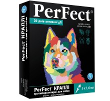 Капли для собак средних и крупных пород Perfect от блох и клещей №5 1,6 мл Ветсинтез