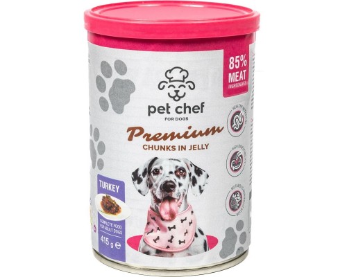 Корм для дорослих собак Pet Chef індичка  415 г Pet Chef