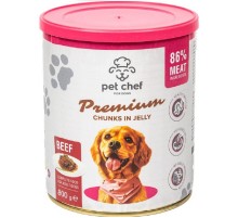 Корм для взрослых собак Pet Chef паштет с говядиной 800 г Pet Chef