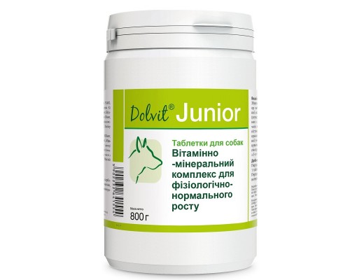 Долфос Долвіт джуниор Dolvit Junior добавка для собак 800 г (1т на 10 кг)