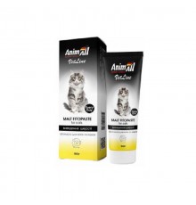 Фитопаста для выведения шерсти у котов и кошек 100 г AnimAll VetLine Malt