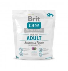 Корм для собак Бріт вагою до 25кг Brit Care GF Adult Salmon and Potato 1кг