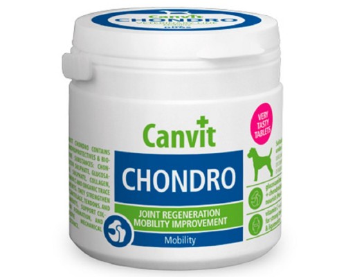 Таблетки для собак Canvit Chondro витаминный комплекс для поддержки опорно-двигательного аппарата 100 г Canvit