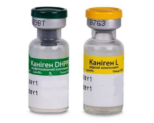Вакцина Каниген  DHPPI/ L  1 доза комплекс для собак Virbac