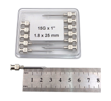 Голка ін’єкційна багаторазова 1,8*25 LL 15 Gх1/4" 1 шт  Китай