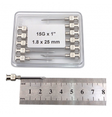 Голка ін’єкційна багаторазова 1,8*25 LL 15 Gх1/4" 1 шт  Китай