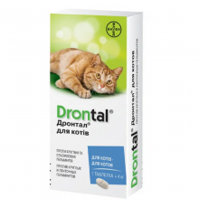 Дронтал №8 таблетки антигельмінтні для котів Bayer