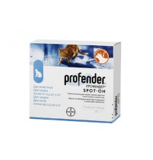 Profender капли для кошек от 2,5 до 5 кг №2  Bayer