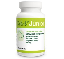Таблетки для щенков Dolvit Junior витаминно-минеральная добавка для развития мышечной массы №90 Dolfos